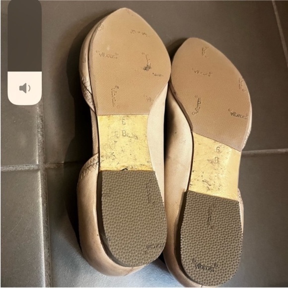 SIGERSON MORRISON Leather Cutaway Nude Pointed Toe Ballet Flats Quiet Luxury Tan - Picture 7 of 13